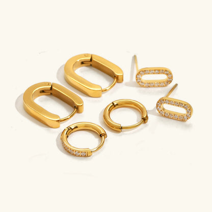 [Raffine]Ryleigh Diamond Hoop Bundle