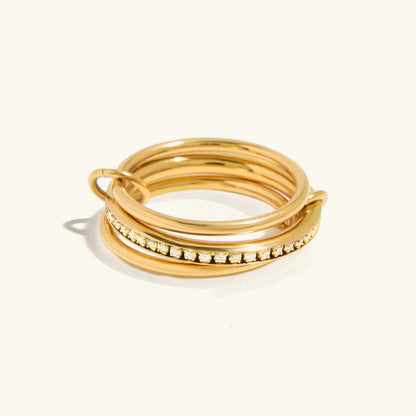 [Raffine]Divine Diamond Ring Stack