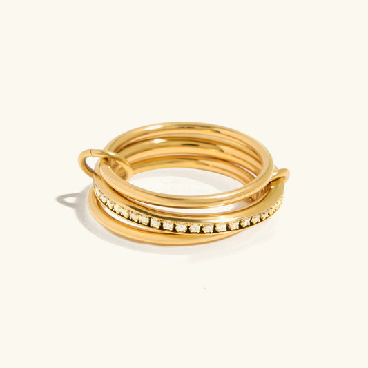 [Raffine]Divine Diamond Ring Stack