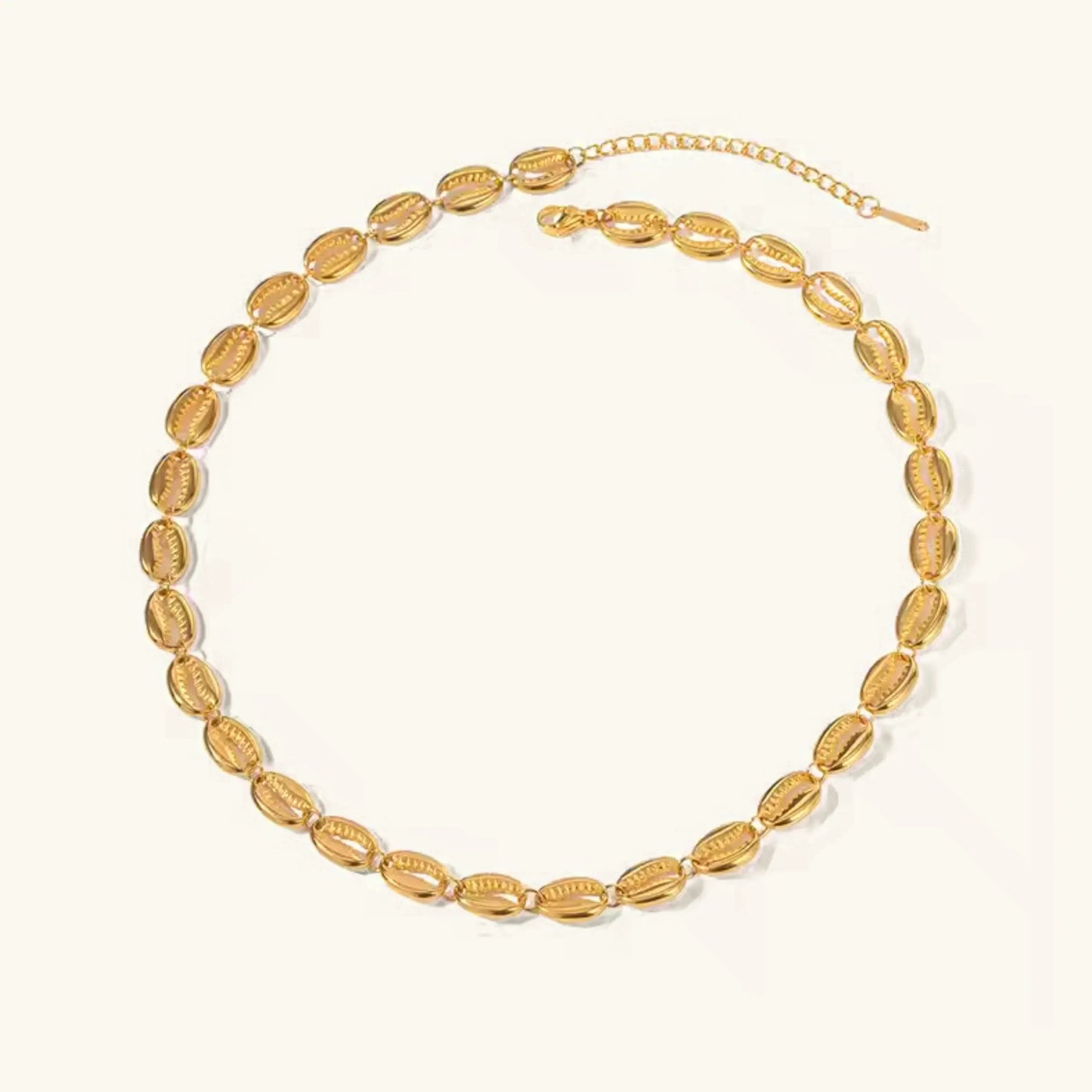 [Raffine]Pacifica Gold Seashell Necklace