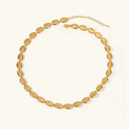 [Raffine]Pacifica Gold Seashell Necklace