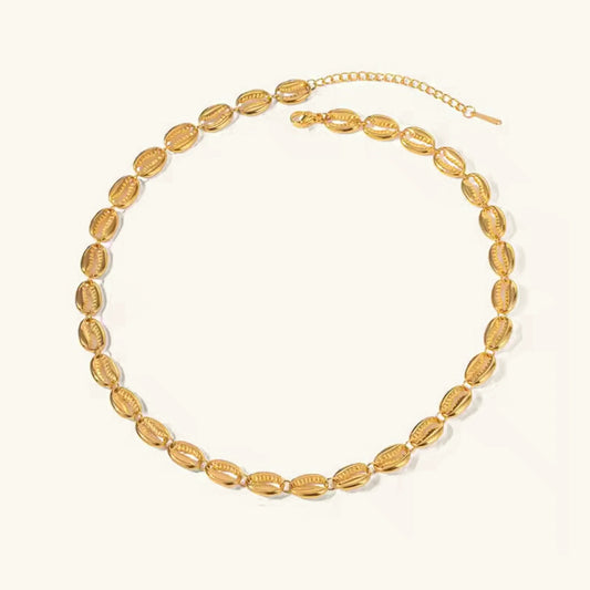 [Raffine]Pacifica Gold Seashell Necklace