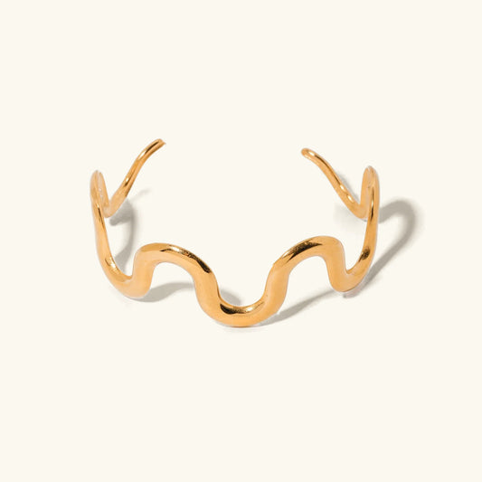 [Raffine]Senna Twisted Gold Bangle