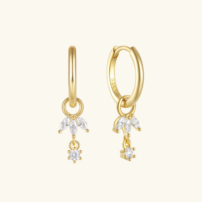 [Raffine]Brooke Removable Charm Hoops