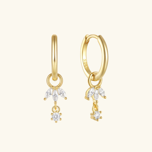 [Raffine]Brooke Removable Charm Hoops