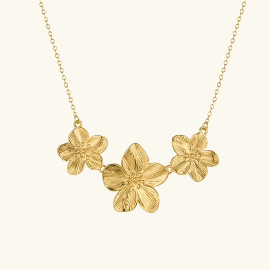 [Raffine]Millie Gold Flower Necklace
