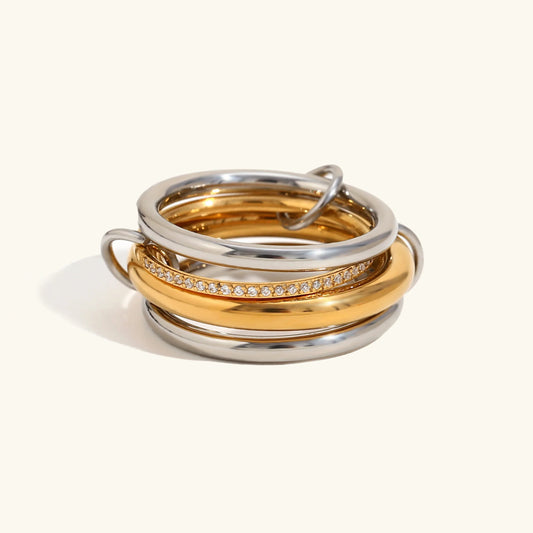[Raffine]Stella Diamond Ring Stack