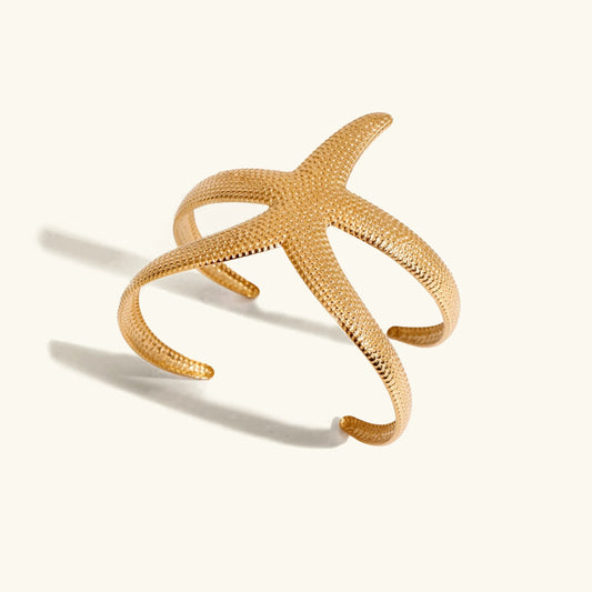 [Raffine]Annika Gold Starfish Cuff
