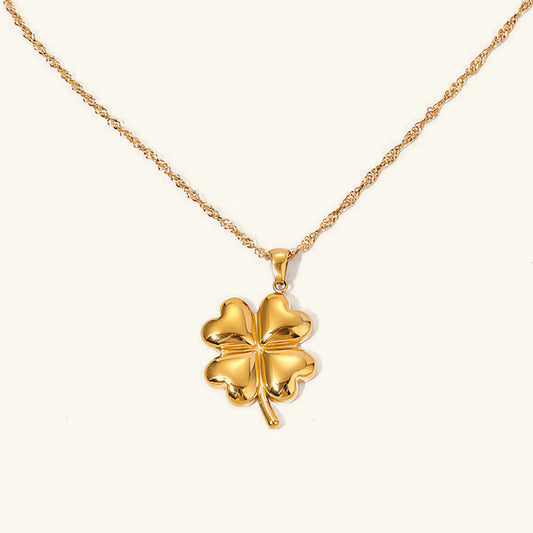 [Raffine]Ella Clover Gold Necklace