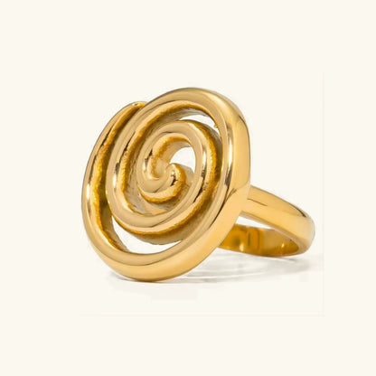 [Raffine]Christy Spiral Gold Ring
