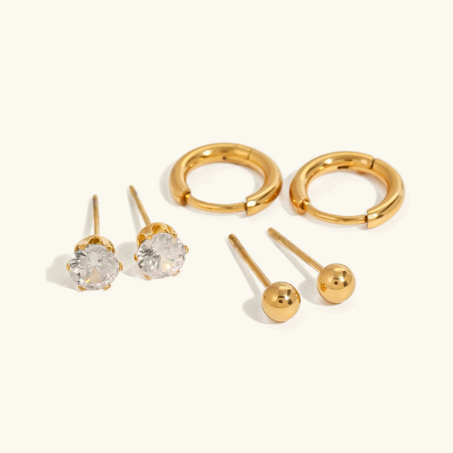 [Raffine]Megan Diamond Earring Bundle
