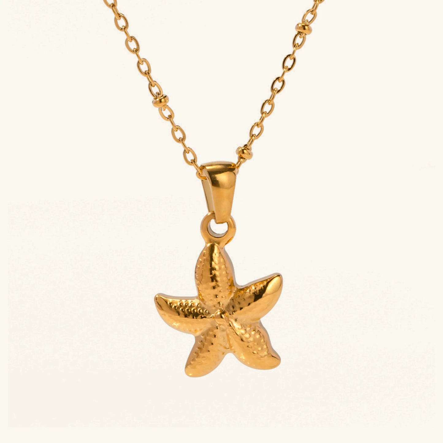 [Raffine]Emmie Gold Starfish Pendant