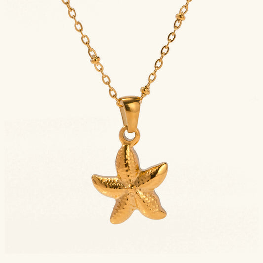 [Raffine]Emmie Gold Starfish Pendant