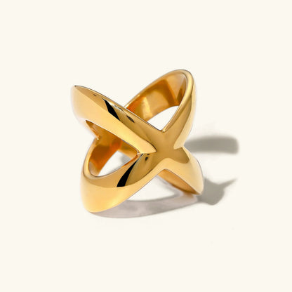 [Raffine]Carolyn Gold Cross Ring