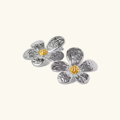 [Raffine]Daisy Gold Earrings