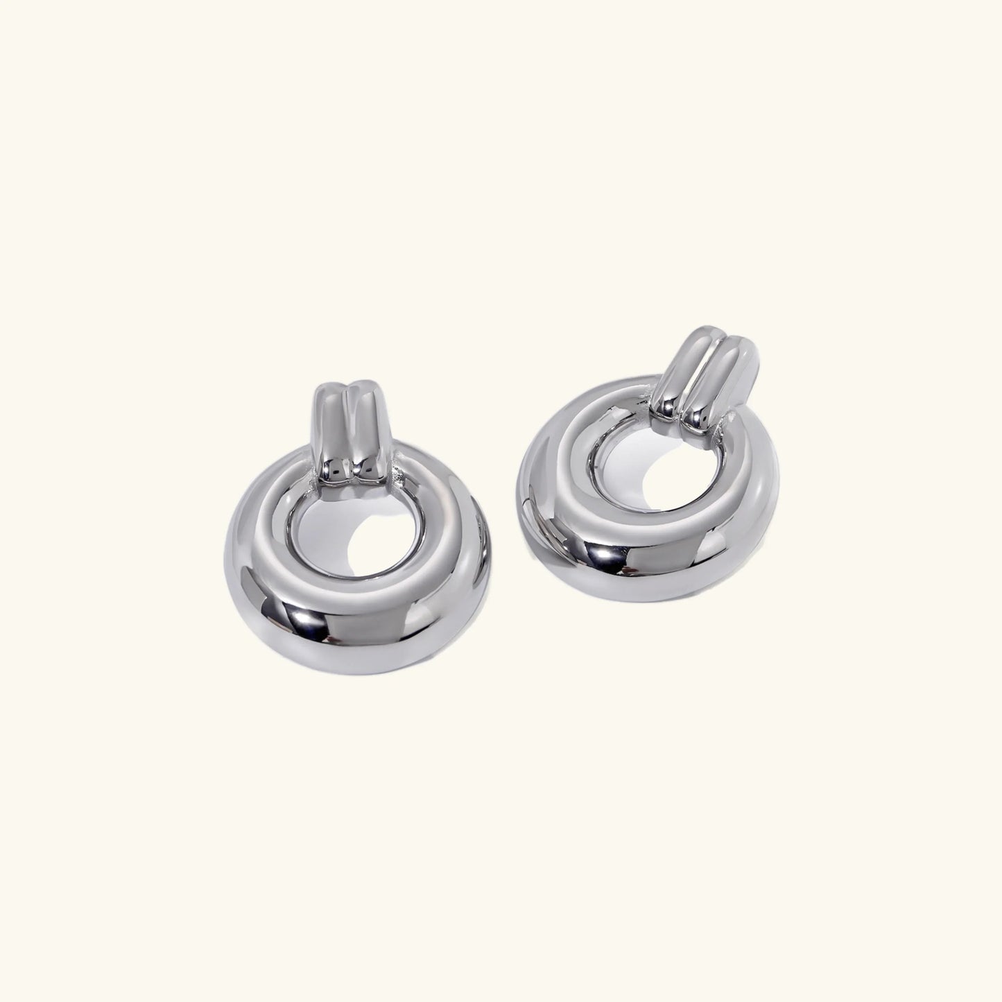 [Raffine]Lillian Silver Earrings