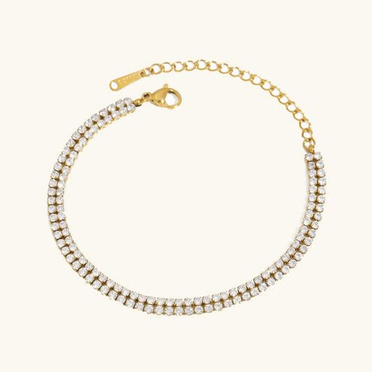 [Raffine]Florabelle Double Tennis Bracelet