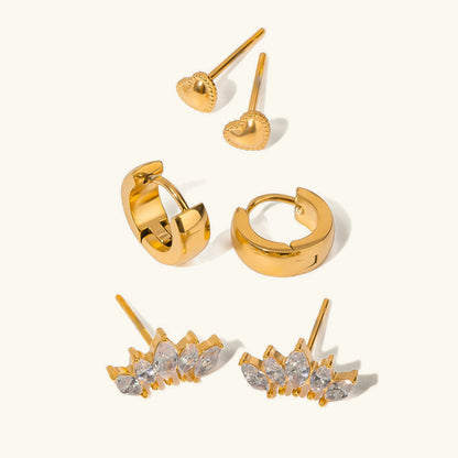 [Raffine]Lyanna Diamond Earring Bundle