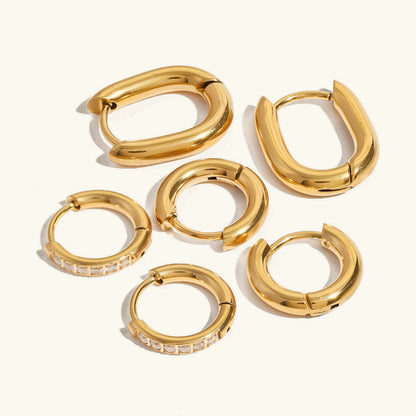 [Raffine]Florielle Staple Hoops Bundle