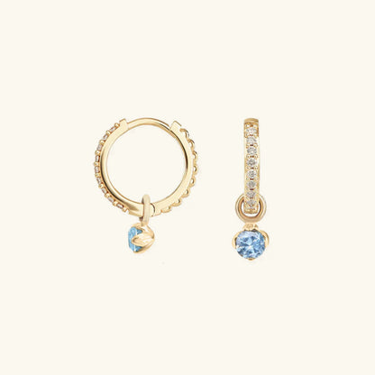 [Raffine]Blake Reversible Diamond Hoops