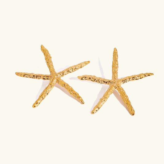 [Raffine]Claudia Gold Starfish Earrings