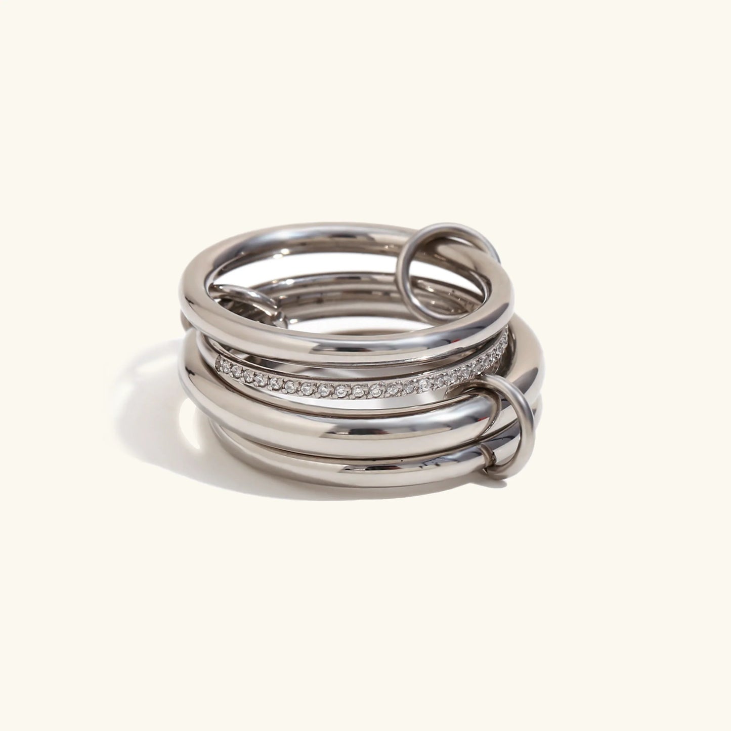 [Raffine]Emmanuelle Diamond Ring Stack