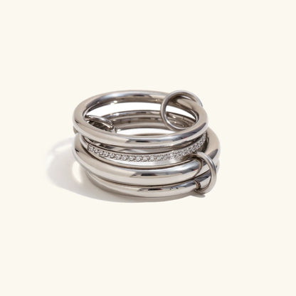 [Raffine]Emmanuelle Diamond Ring Stack