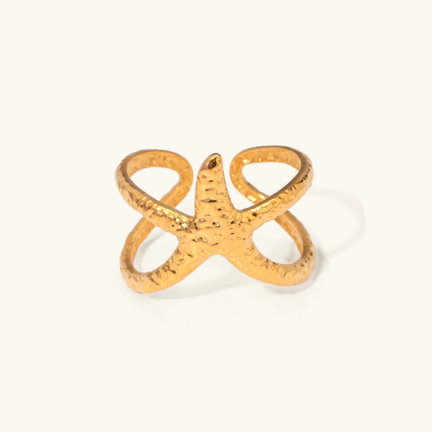 [Raffine]Aurelie Gold Starfish Ring