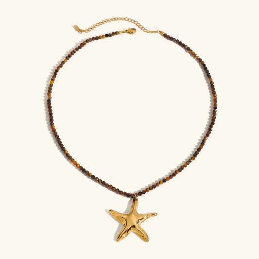 [Raffine]Umi Gold Starfish Pendant