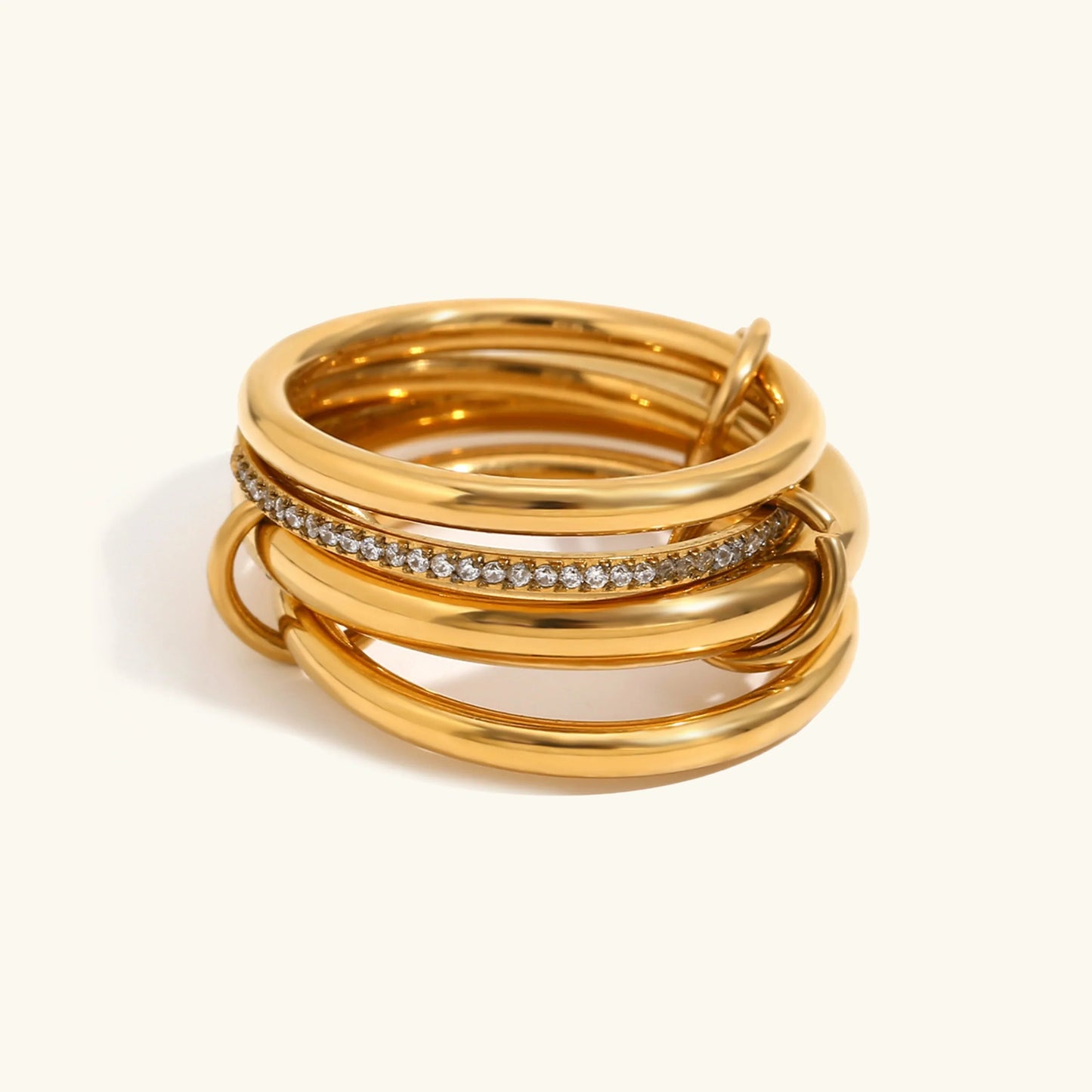 [Raffine]Christabel Diamond Ring Stack