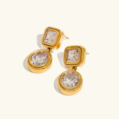 [Raffine]Amanda Diamond Earrings