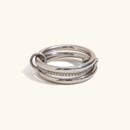 [Raffine]Evadne Diamond Ring Stack