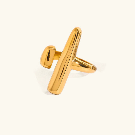 [Raffine]Seraphina Contemporary Gold Ring