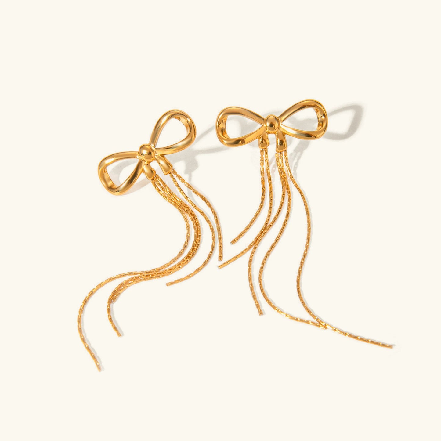 [Raffine]Yvette Bow Earrings