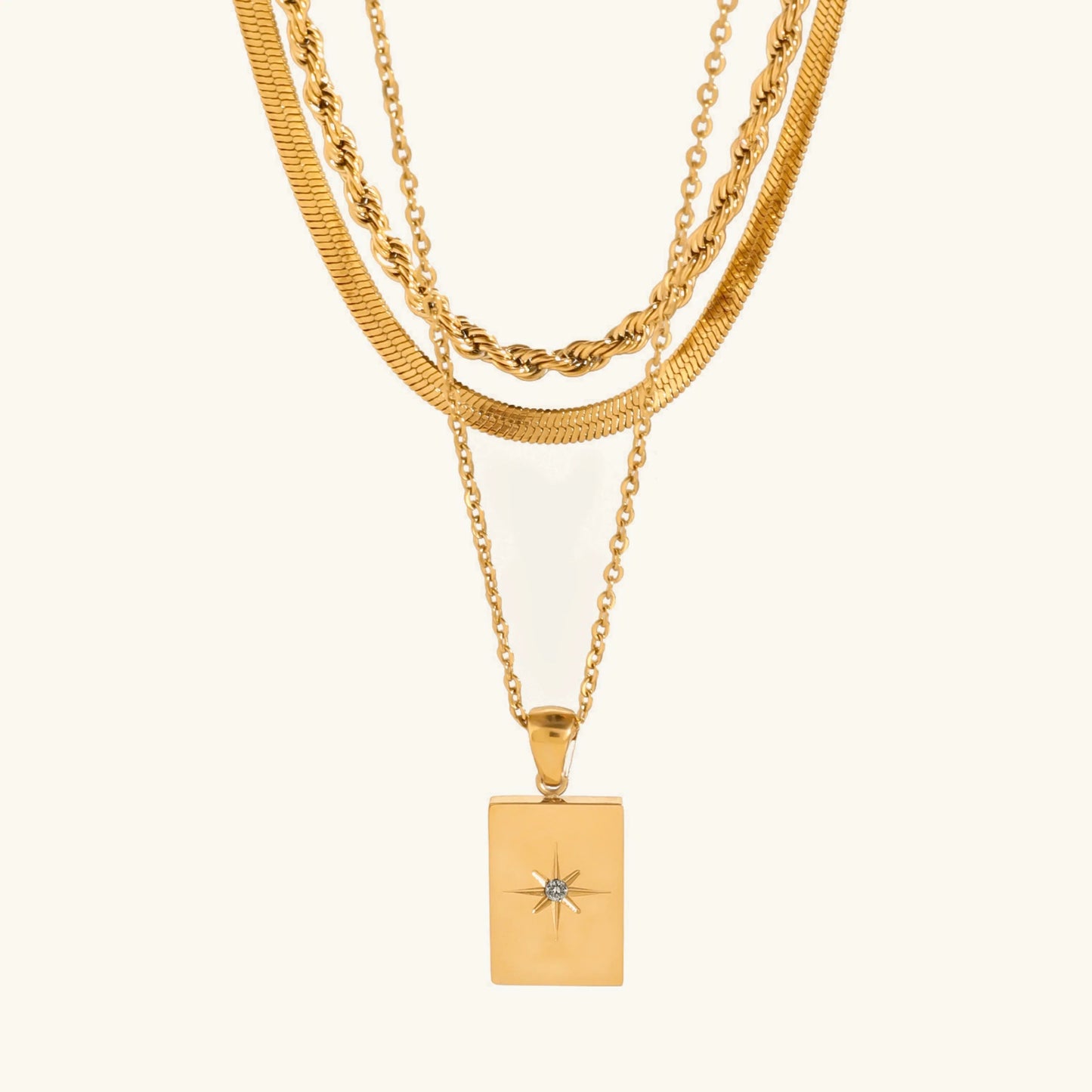 [Raffine]Raphaela Layered Gold Necklace