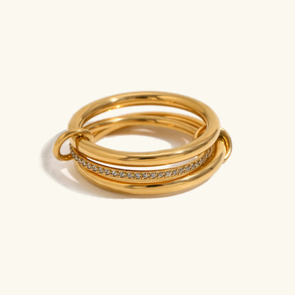 [Raffine]Dara Diamond Ring Stack