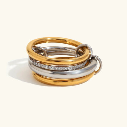 [Raffine]Aeliana Diamond Ring Stack