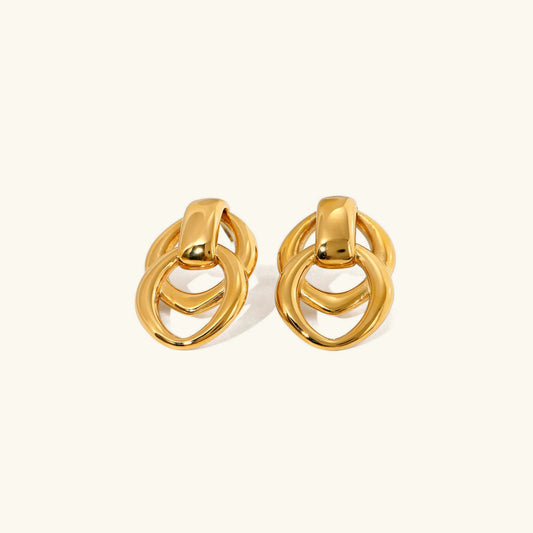 [Raffine]Zoey Gold Earrings