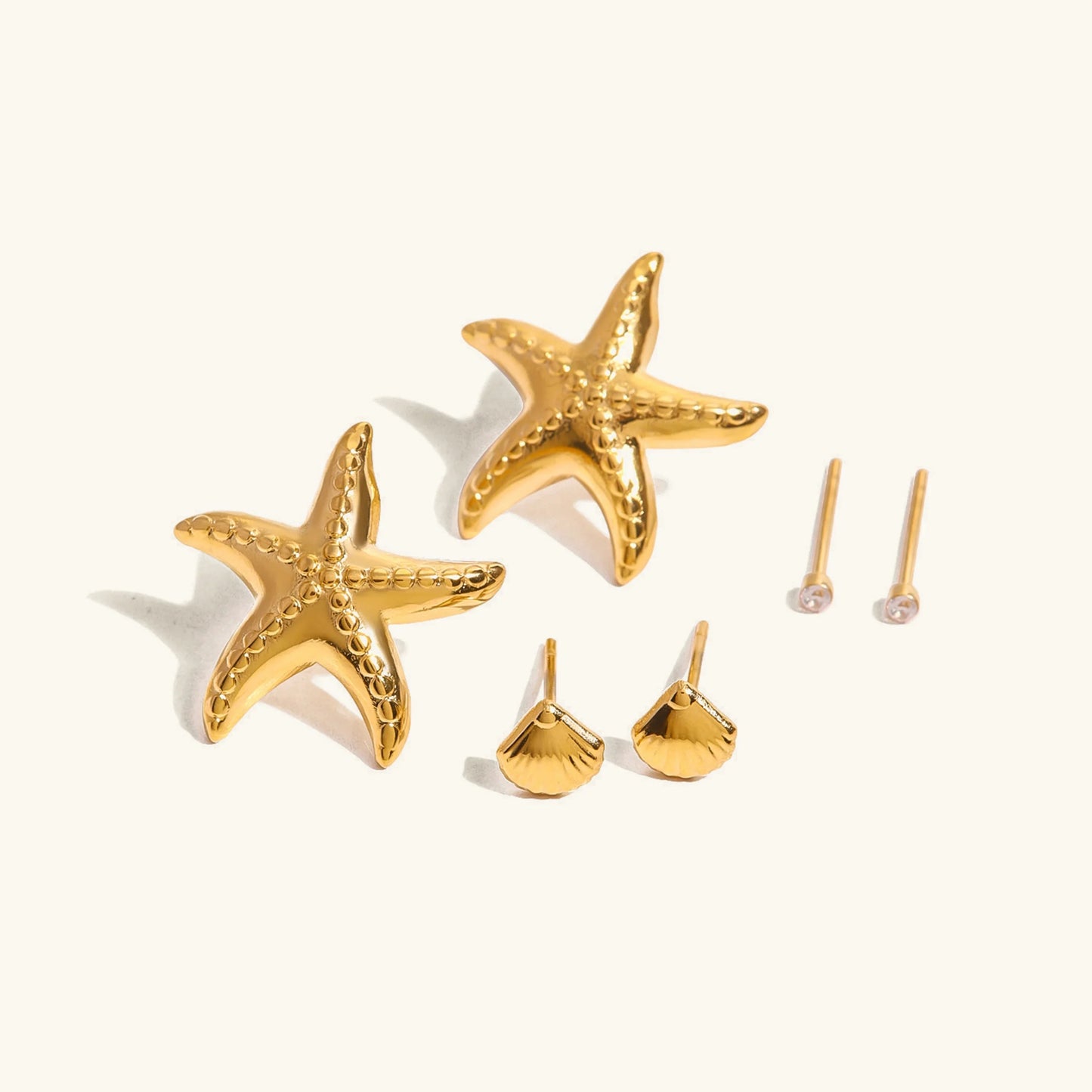 [Raffine]Arielle Ocean-Inspired Earring Bundle