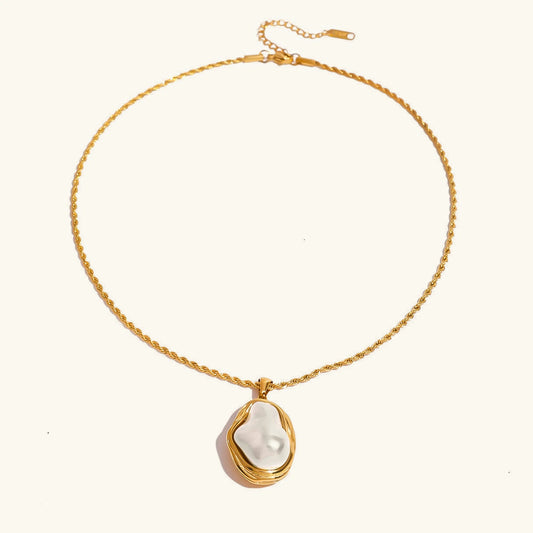 [Raffine]Carly Mother Of Pearl Pendant