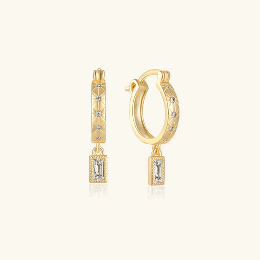 [Raffine]Cassidy Diamond Hoops