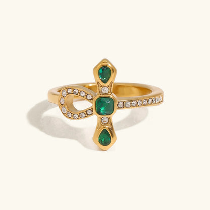 [Raffine]Joy Diamond Knot Gold Ring