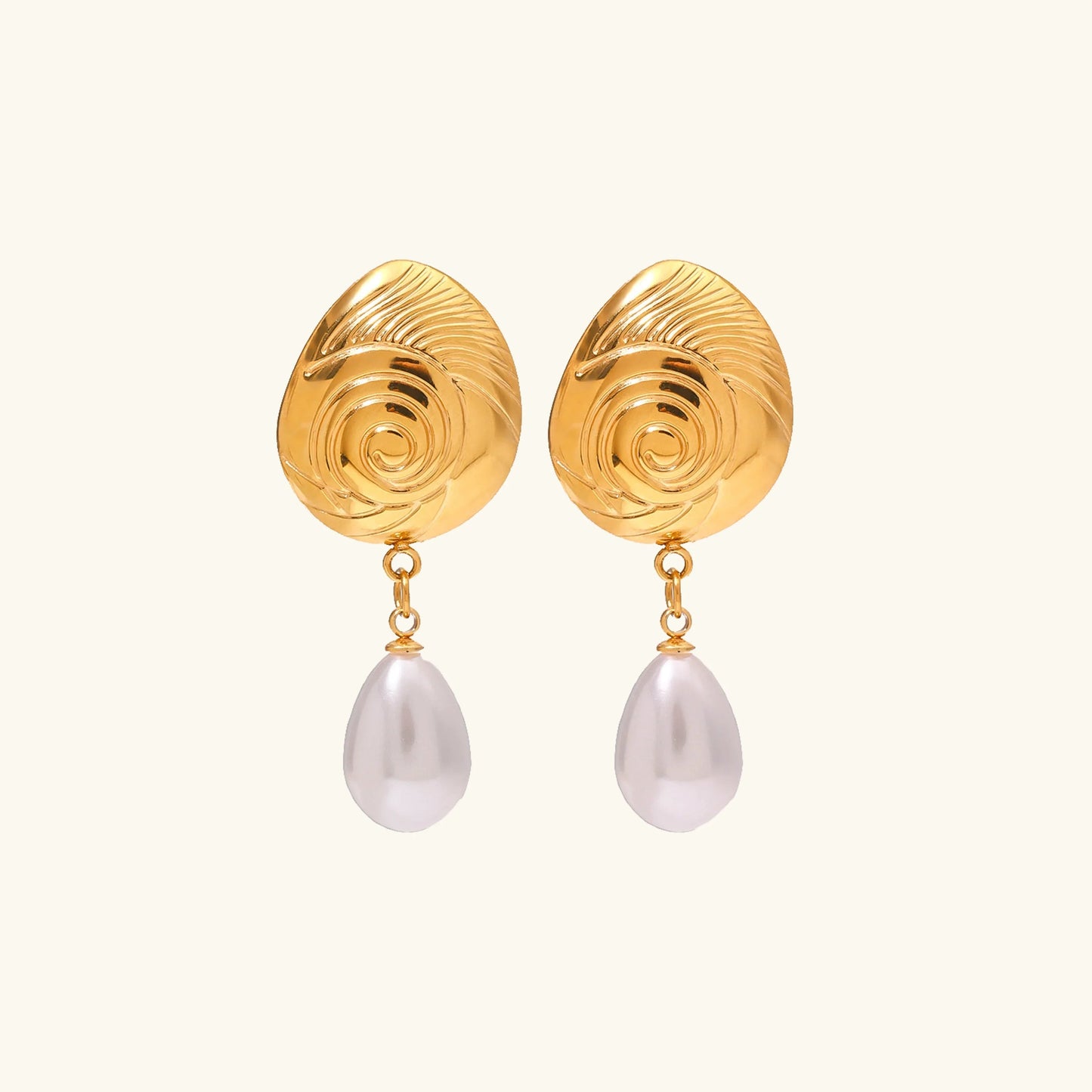 [Raffine]Eleonora Freshwater Pearl Earrings