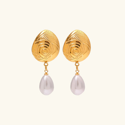 [Raffine]Eleonora Freshwater Pearl Earrings