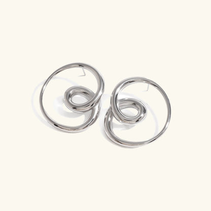 [Raffine]Angelique Golden Twist Earrings