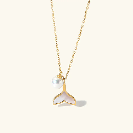 [Raffine]Mermaid Freshwater Pearl Necklace