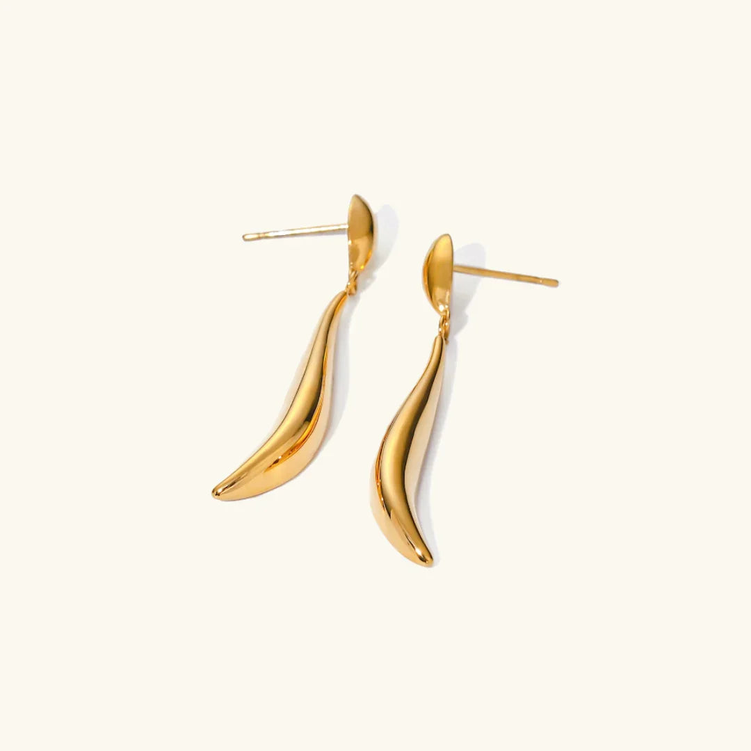 [Raffine]Aspen Gold Earrings