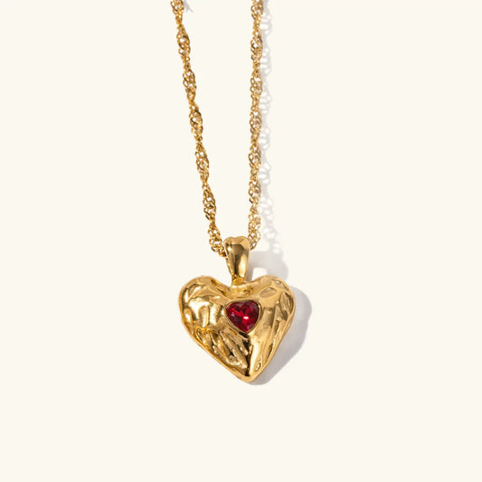 [Raffine]Vesper Gold Heart Necklace