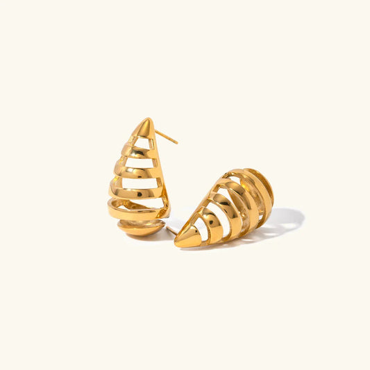 [Raffine]Katrin Drop Gold Earrings