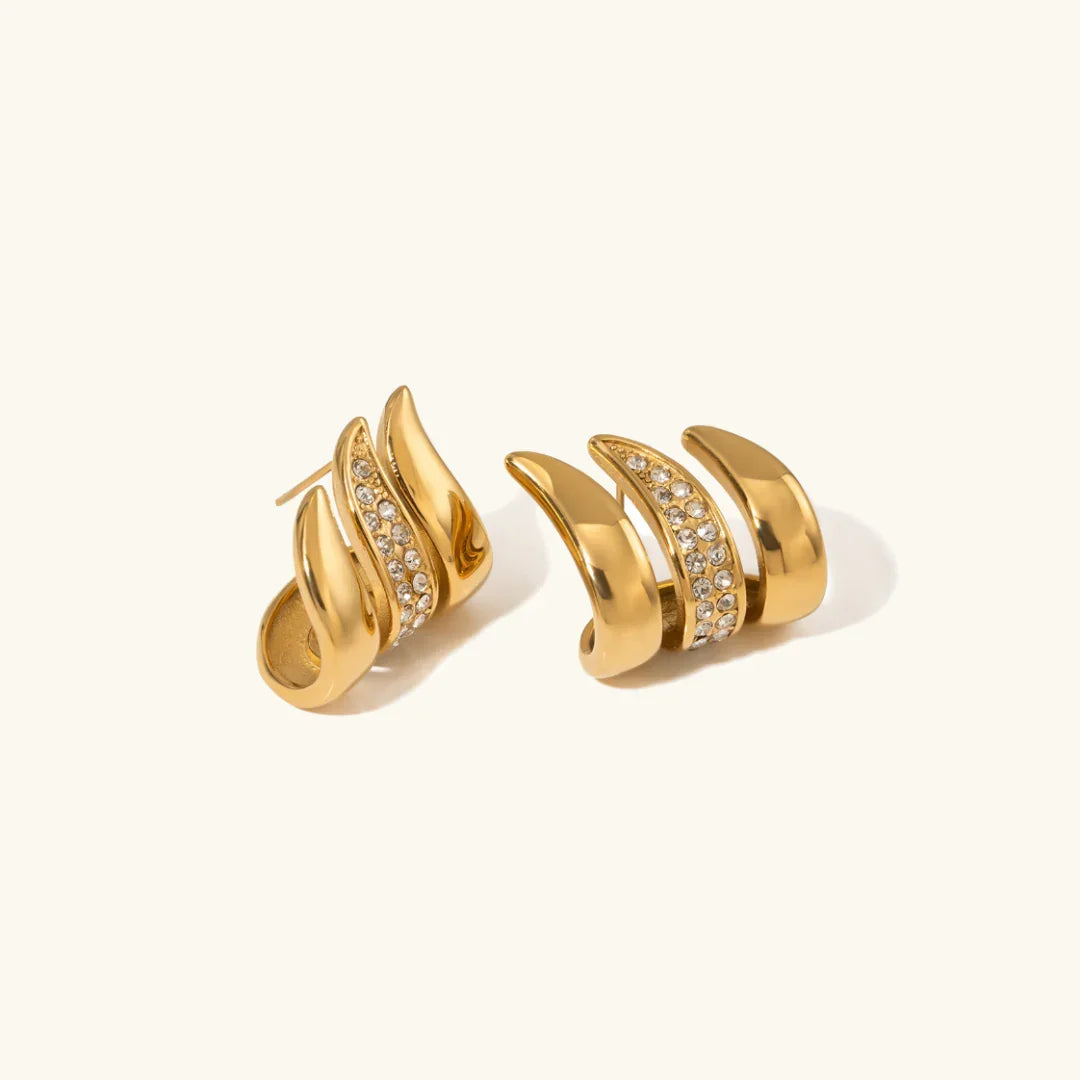 [Raffine]Charmaine Gold Earrings